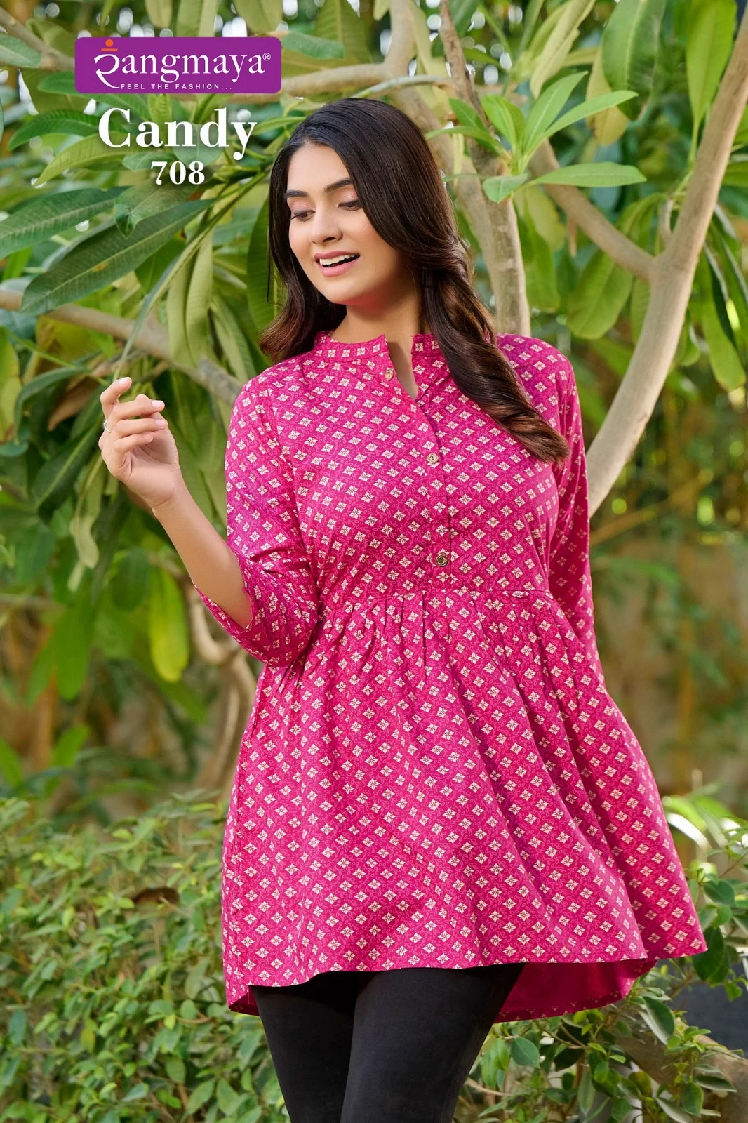 Rangmaya Candy Vol 7 Fancy Wholesale Short Tops Catalog — Wholesale Kurtis, Rangmaya wholesale from Surat — view 2
